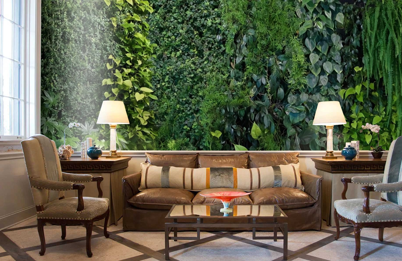 Обои E022601-0 фото в интерьере кабинета