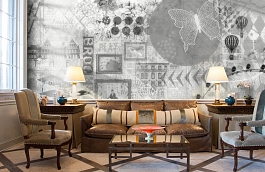 Обои P231902-0 фото в интерьере кабинета превью