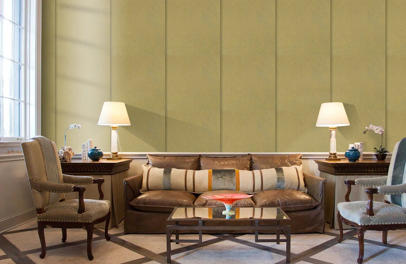 Обои 46012 фото в интерьере кабинета