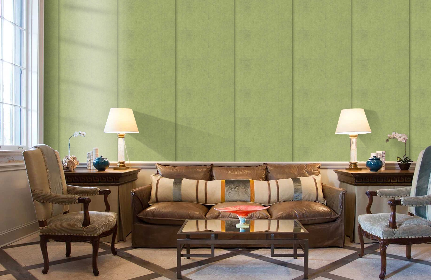 Обои 48464 фото в интерьере кабинета