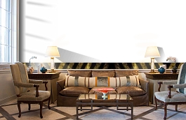 Обои SL 14 602 1,2*5 фото в интерьере кабинета превью