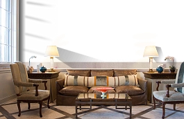 Обои SL 14 608 1,40*5 фото в интерьере кабинета превью