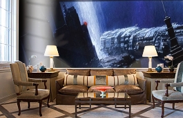 Обои 1420 lev5 811 фото в интерьере кабинета превью