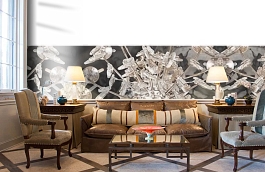 Обои 1558 lev6 811 фото в интерьере кабинета превью