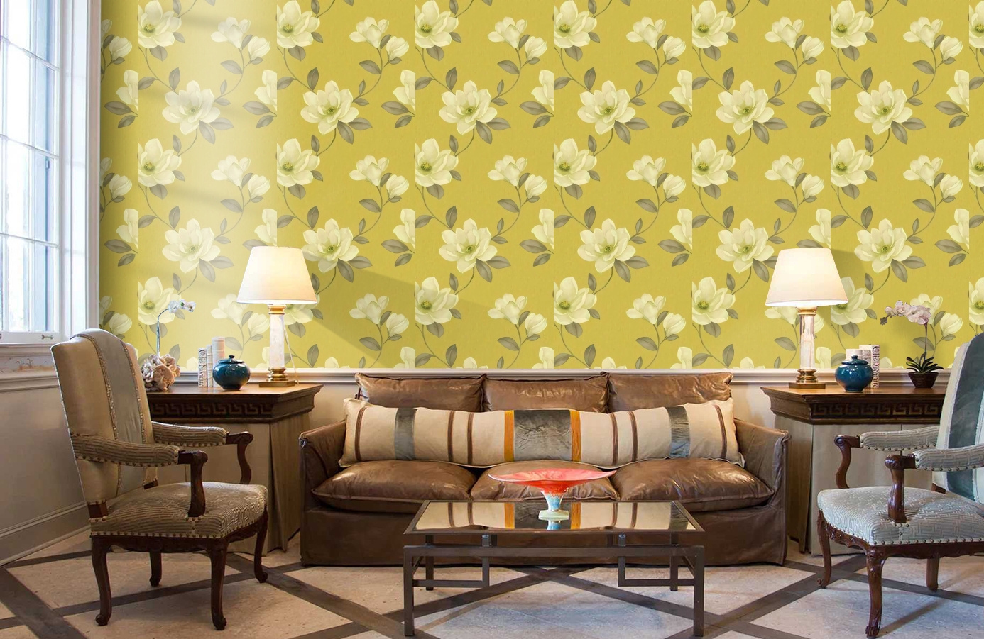 Обои 612402 фото в интерьере кабинета