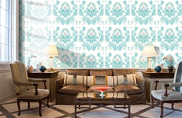 Обои 615806 фото в интерьере кабинета превью