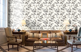 Обои LP00301 фото в интерьере кабинета превью