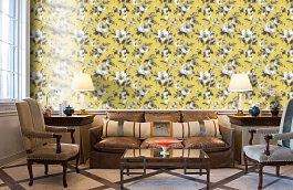 Обои LP00303 фото в интерьере кабинета превью