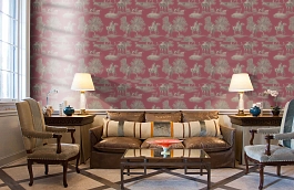 Обои PV00226 фото в интерьере кабинета превью