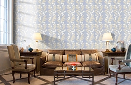 Обои PW78020-6 фото в интерьере кабинета превью