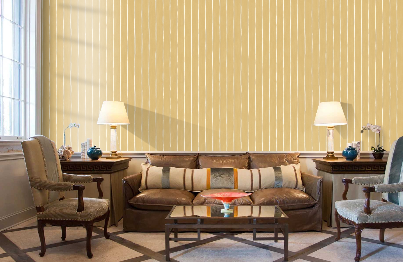 Обои 110/2010 фото в интерьере кабинета