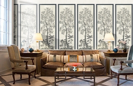 Обои 113/14041 фото в интерьере кабинета превью