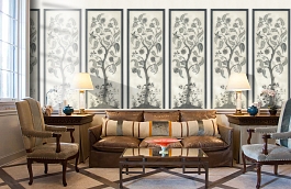 Обои 113/14042 фото в интерьере кабинета превью