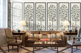 Обои 113/14043 фото в интерьере кабинета превью