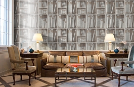 Обои 114-15029 фото в интерьере кабинета превью