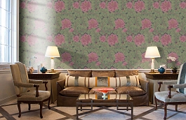 Обои 95-5028 фото в интерьере кабинета превью