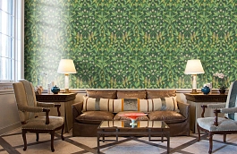 Обои 117-10029 фото в интерьере кабинета превью