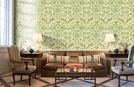 Обои 117-10031 фото в интерьере кабинета превью