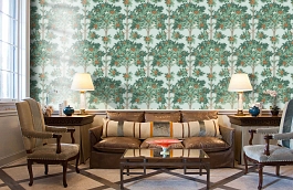 Обои 117-1004 фото в интерьере кабинета превью