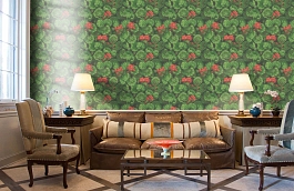 Обои 117-11033 фото в интерьере кабинета превью