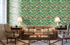 Обои 117-11034 фото в интерьере кабинета превью