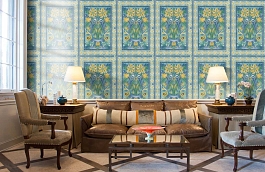 Обои 117-5013 фото в интерьере кабинета превью