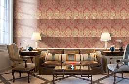 Обои 220C-05 фото в интерьере кабинета превью