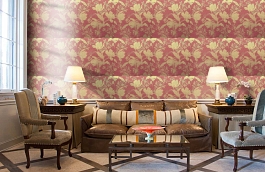 Обои 221C-05 фото в интерьере кабинета превью