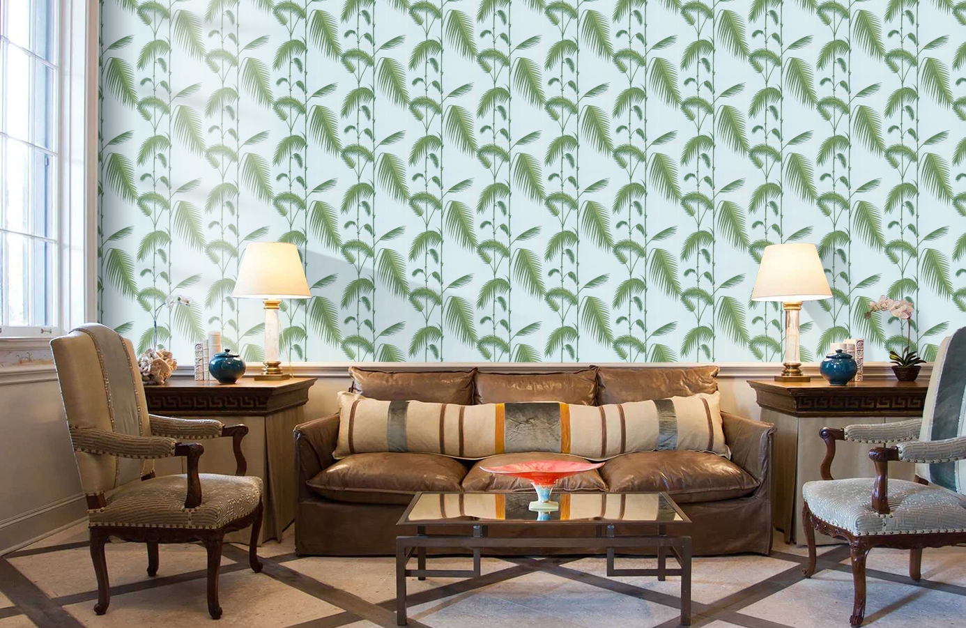 Обои 66/2010 фото в интерьере кабинета