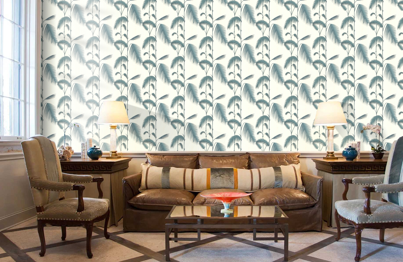 Обои 66/2012 фото в интерьере кабинета