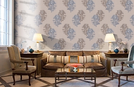 Обои 77/2004 фото в интерьере кабинета превью