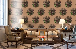 Обои 77/3008 фото в интерьере кабинета превью