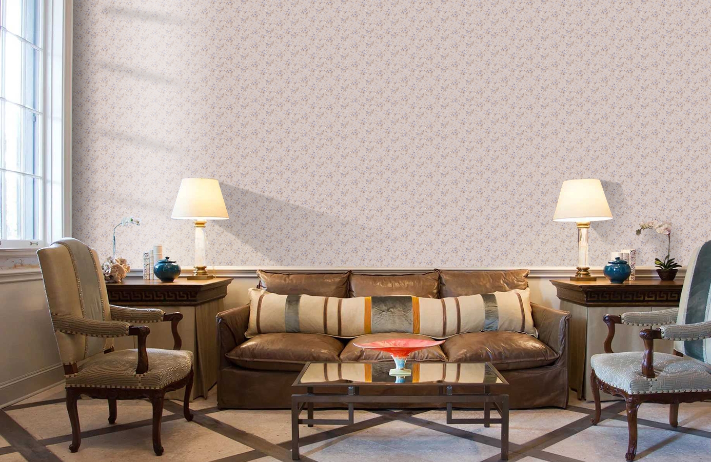 Обои 81/11049 фото в интерьере кабинета