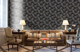 Обои 95-1004 фото в интерьере кабинета превью