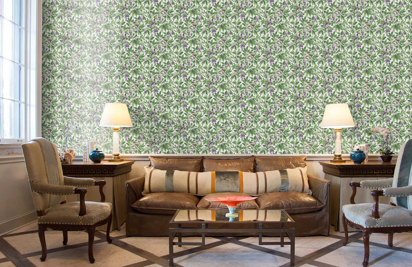 Обои 98/1001 фото в интерьере кабинета