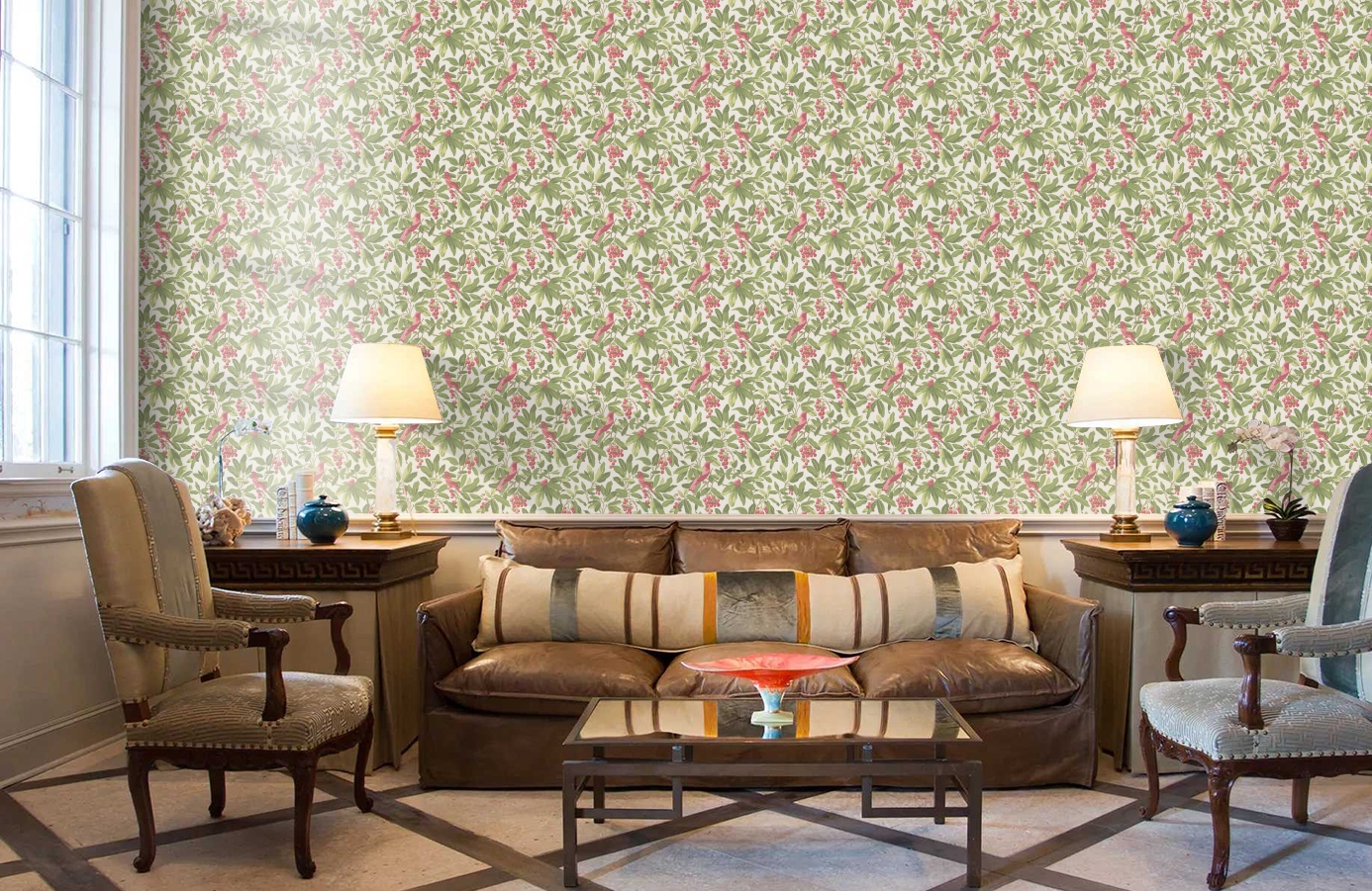 Обои 98/1002 фото в интерьере кабинета