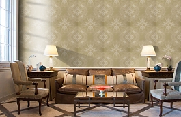 Обои Antique Lace Wallpaper Go фото в интерьере кабинета превью