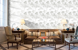 Обои Athopol 05-Pure фото в интерьере кабинета превью