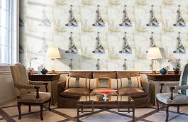 Обои DLR47501 фото в интерьере кабинета превью