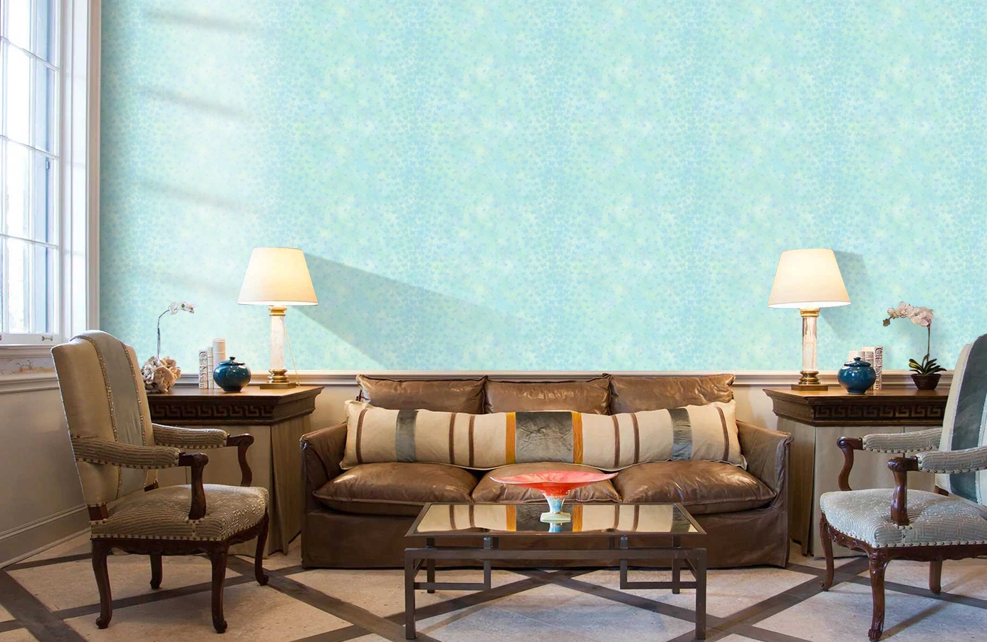 Обои TOT47251 фото в интерьере кабинета