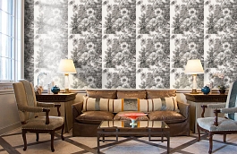 Обои W0040-02 фото в интерьере кабинета превью