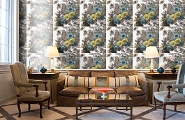 Обои W0041-01 фото в интерьере кабинета превью