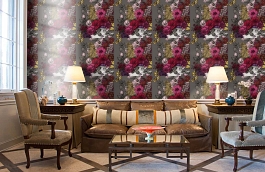 Обои W0041-03 фото в интерьере кабинета превью