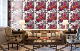 Обои W0041-06 фото в интерьере кабинета превью