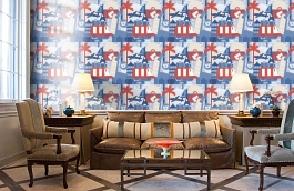 Обои YH-17927 фото в интерьере кабинета превью