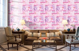 Обои YH-17950 фото в интерьере кабинета превью