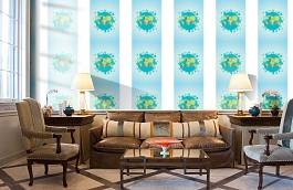 Обои YH-17965 фото в интерьере кабинета превью