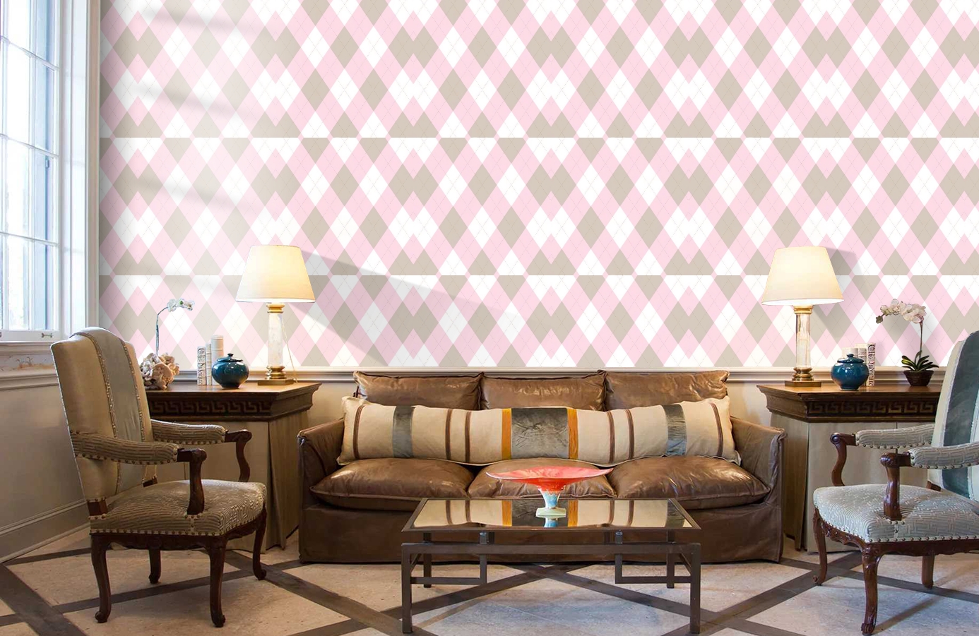 Обои 115605 фото в интерьере кабинета