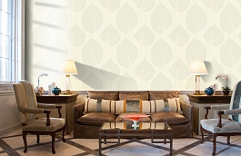 Обои 110375 фото в интерьере кабинета превью