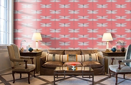 Обои 111245 фото в интерьере кабинета превью